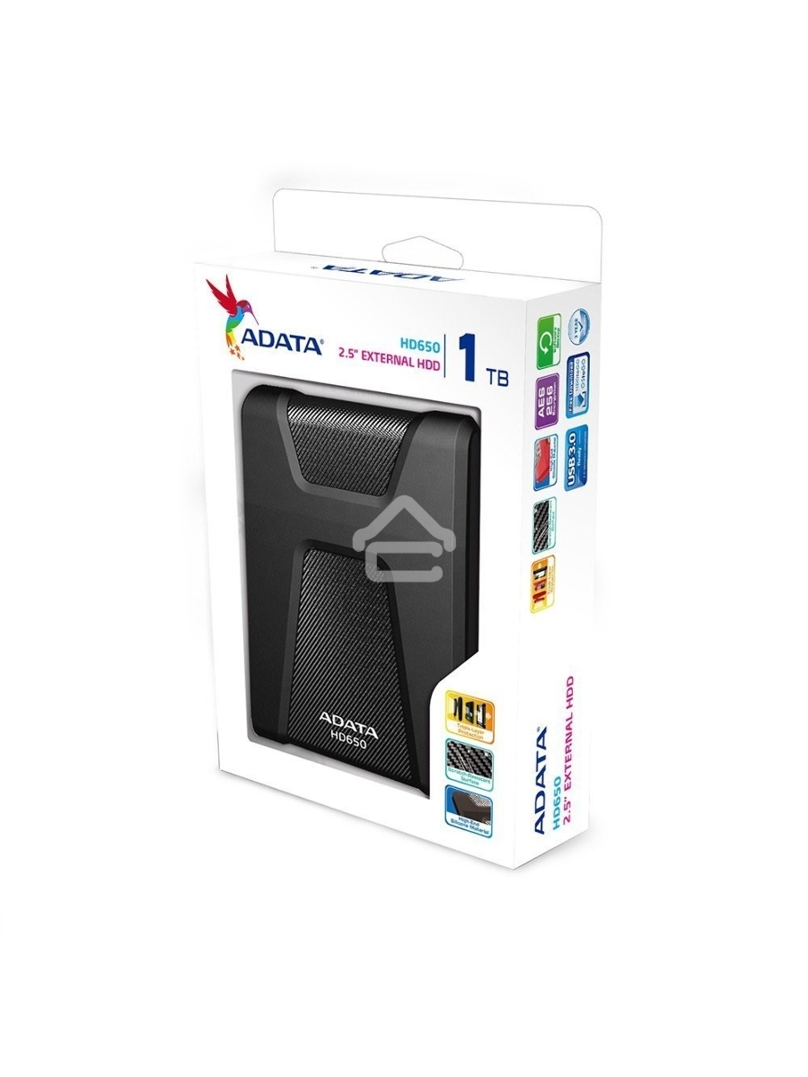 Внешний жесткий диск 1TB ADATA HD650, 2,5