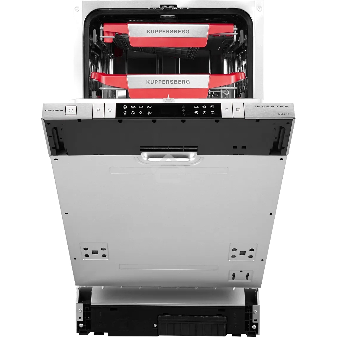 Встраиваемая посудомоечная машина GIM 4578 Узкая, 82х45х55 см, 10 комплектов, 8 программ