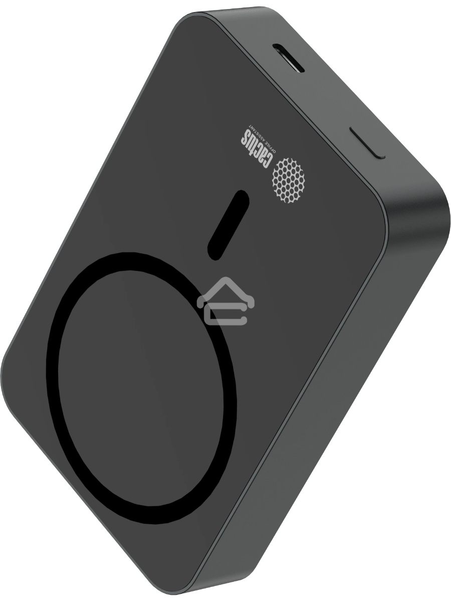 Мобильный аккумулятор Cactus CS-PBFSTA-10000 10000mAh 22.5W 4.5A USB-C беспров.зар. серый