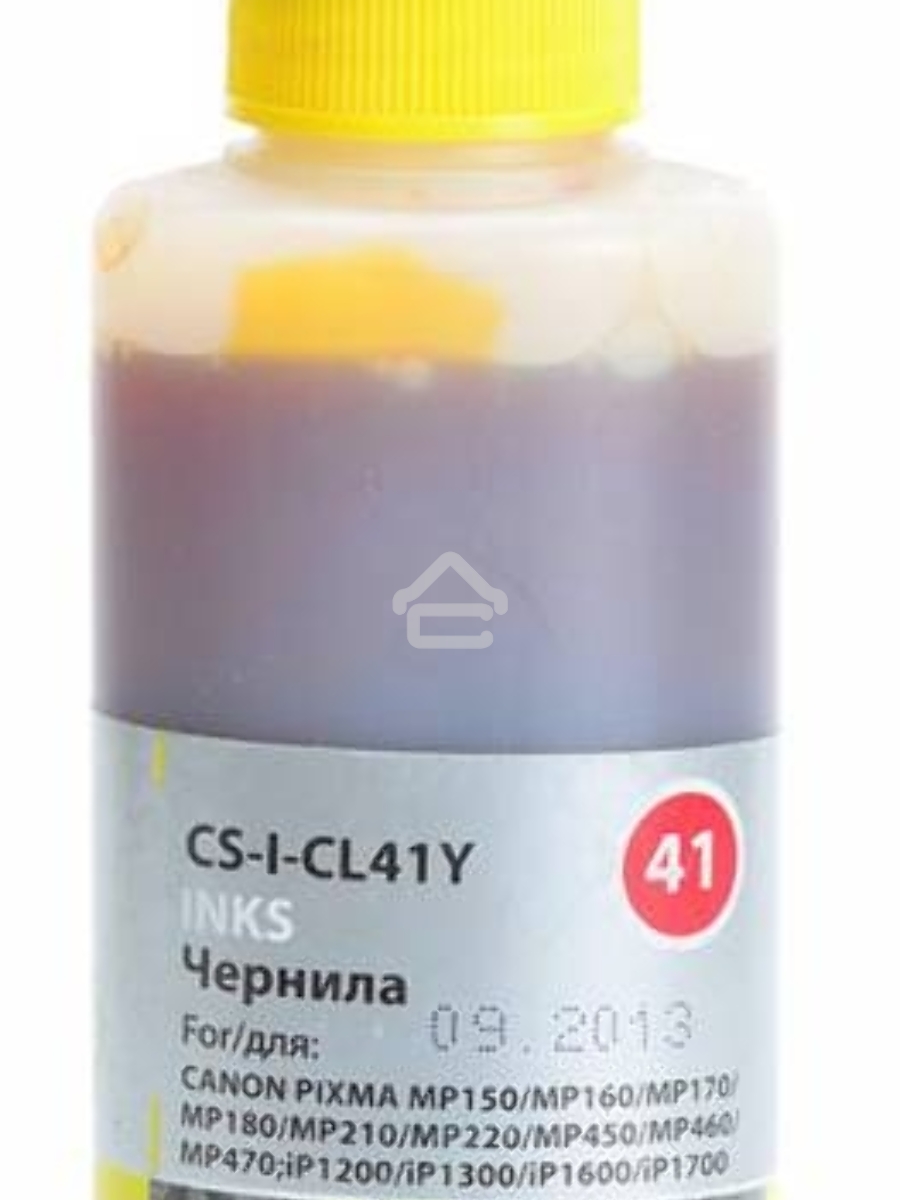 Чернила Cactus CS-I-CL41Y желтый (100мл) Canon PIXMA MP150/MP160/MP170/MP180/MP210/MP220