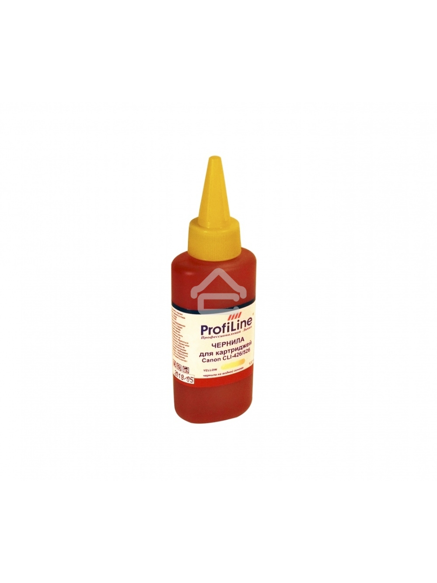 Чернила PL-CLI-426/526 для принтеров Canon iP4820/iP4840/iP4850/iP4870/MG6120/MG6140/MG6150/MG6170/MG8120/MG8140/MG8150/MG8170 Yellow водн 100 мл ProfiLine