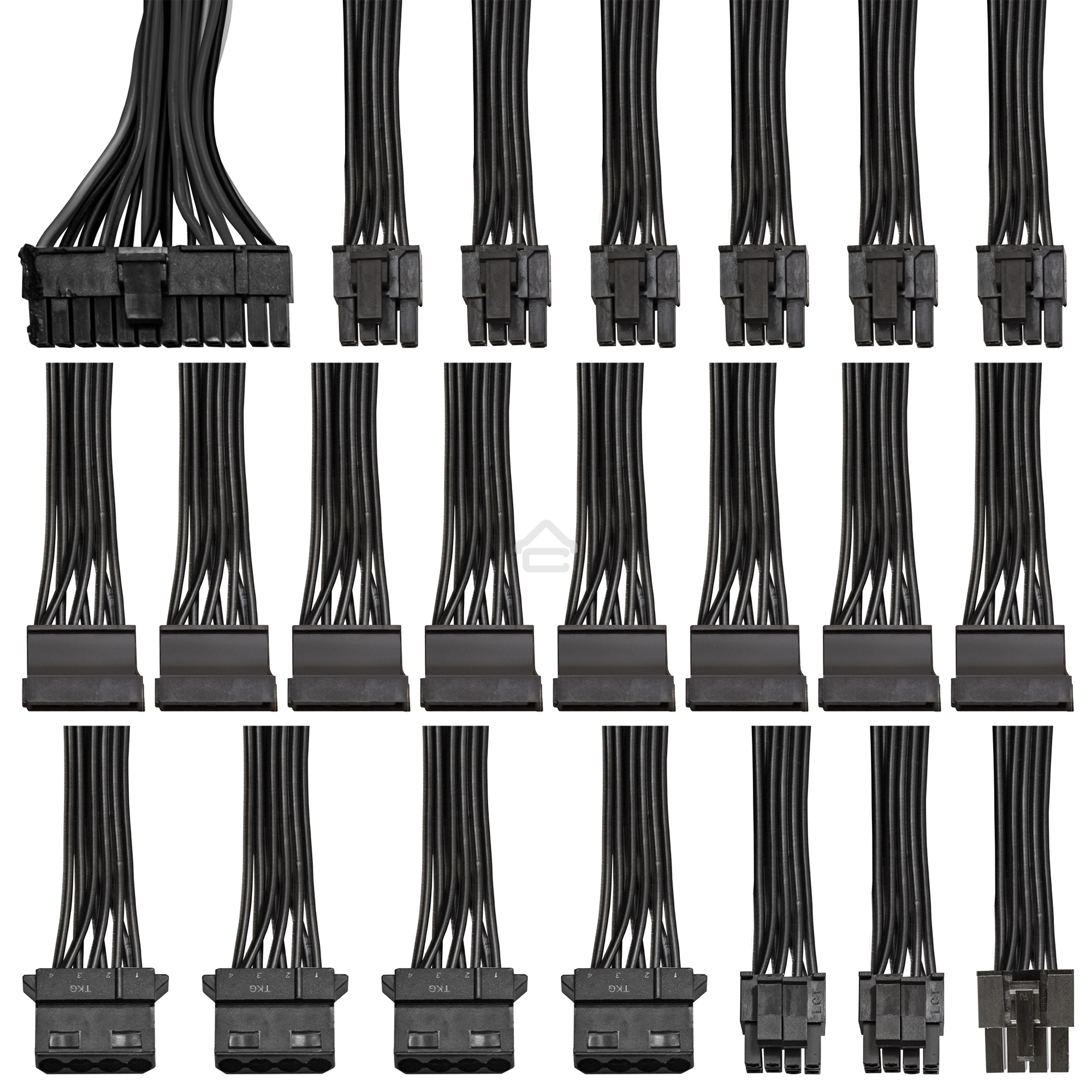 Блок питания ExeGate 1200PPH-OEM (EX292158RUS-OEM), 1200Вт, 80 PLUS Bronze, 120мм, черный