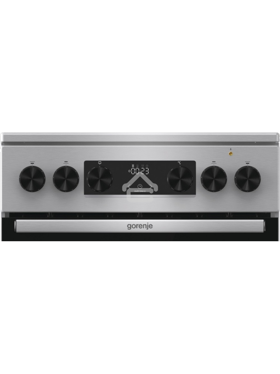 Плита электрическая Gorenje GECS5C70XA серебристый, конфорок 4 электрических, духовка 70 л, 50 см x 85 см x 59.4 см