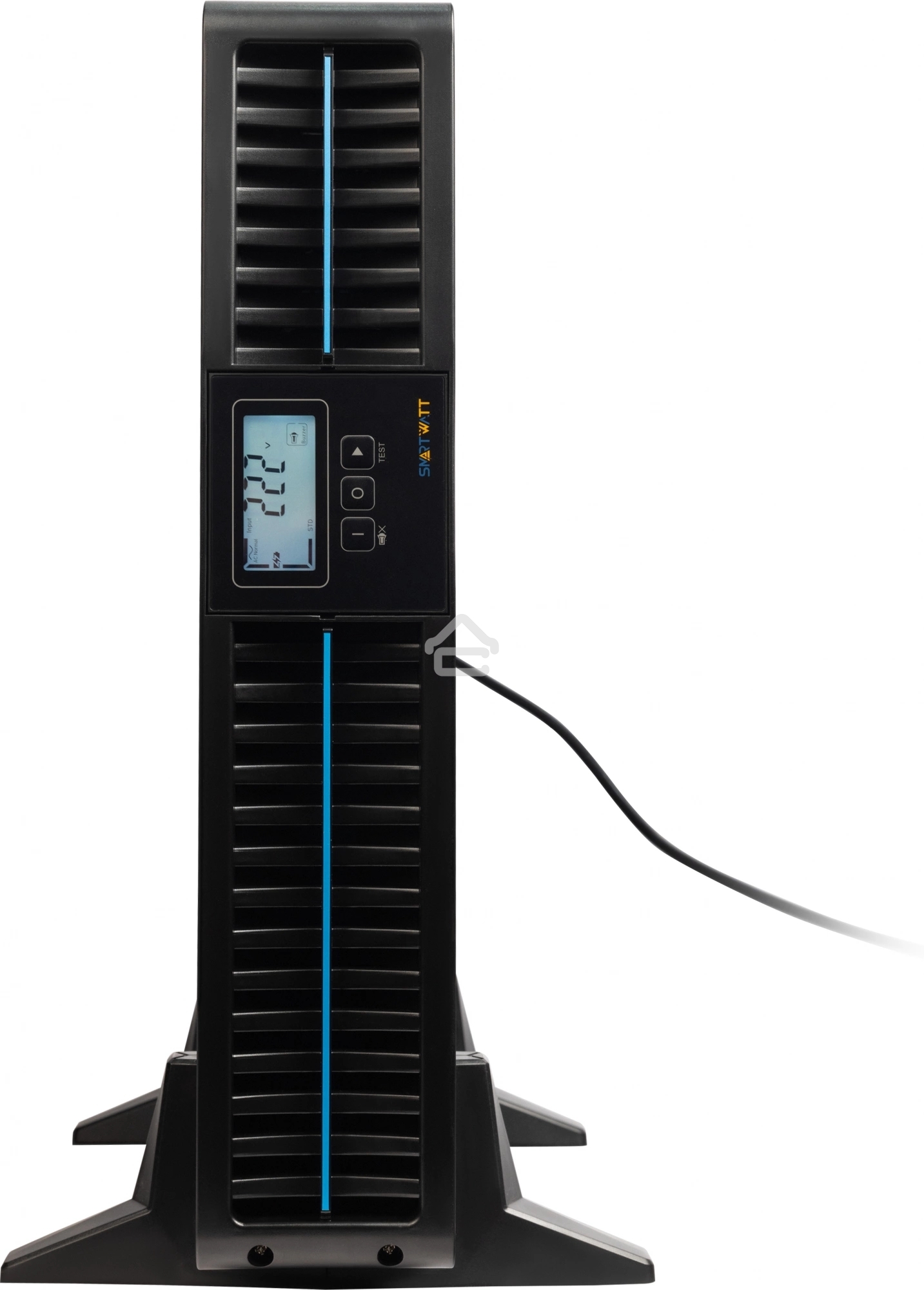 Источник бесперебойного питания SMARTWATT Онлайн, 2000/1800 ВА/Вт, стоечный/напольный, LCD дисплей, 2 Shuko CEE7/4