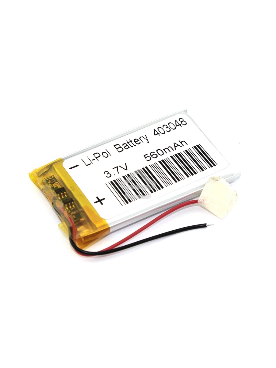 Аккумулятор Li-Pol (батарея) 4*30*48мм 2pin 3.7V/560mAh