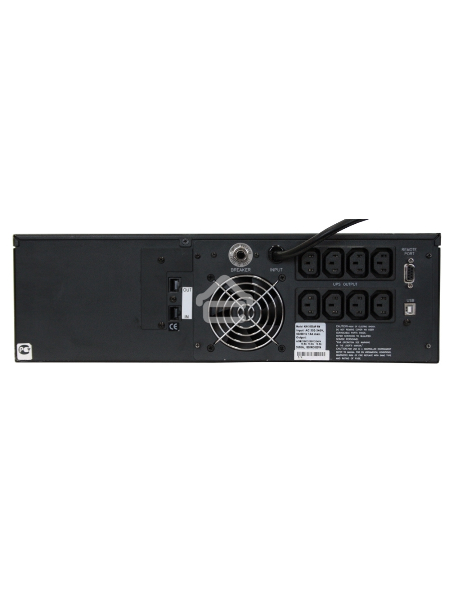 Источник бесперебойного питания Powercom King Pro RM KIN-2200AP LCD 1320Вт 2200ВА черный