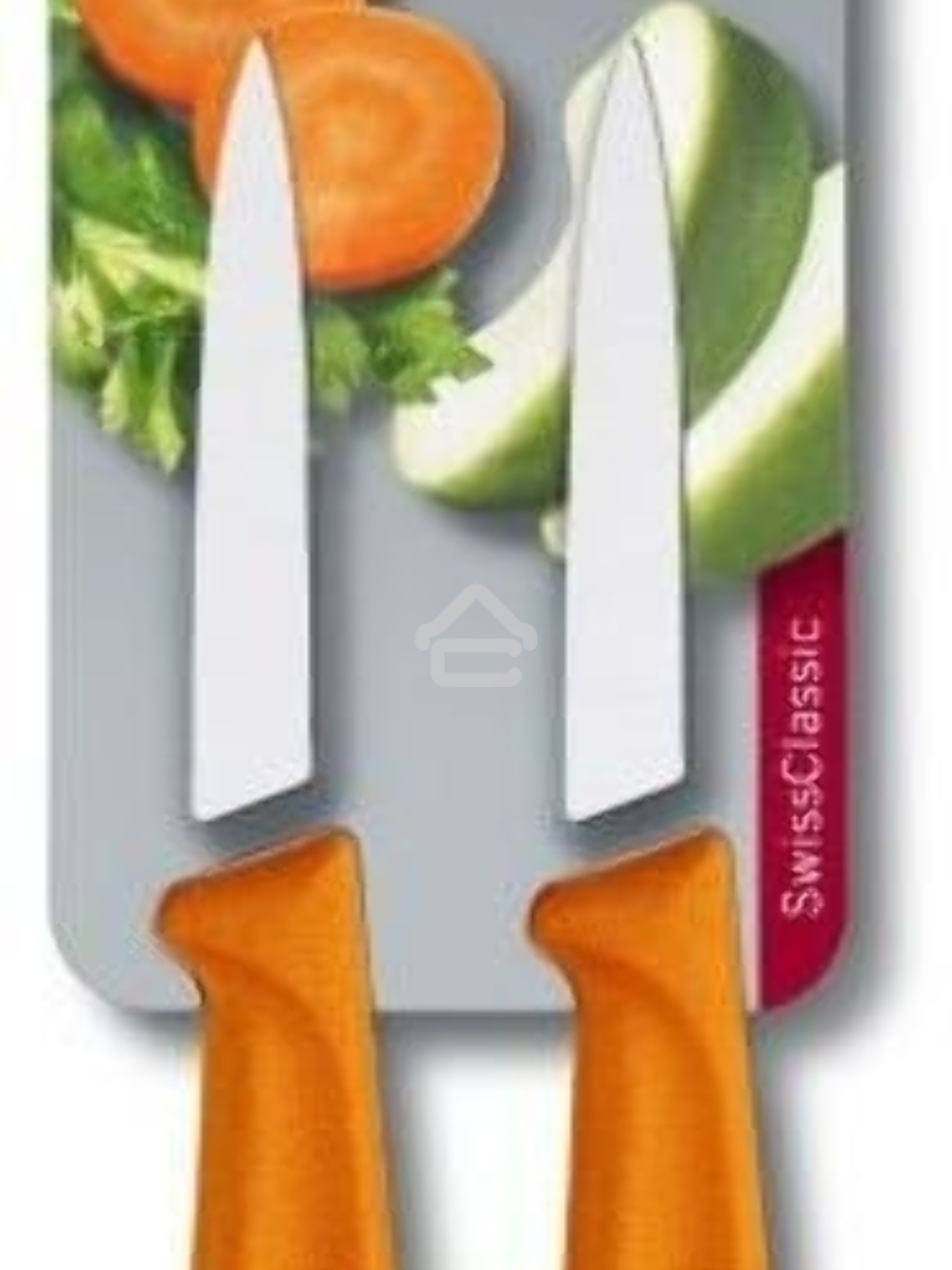 Набор ножей кухон. Victorinox Swiss Classic (6.7606.L119B) компл.:2шт оранжевый блистер
