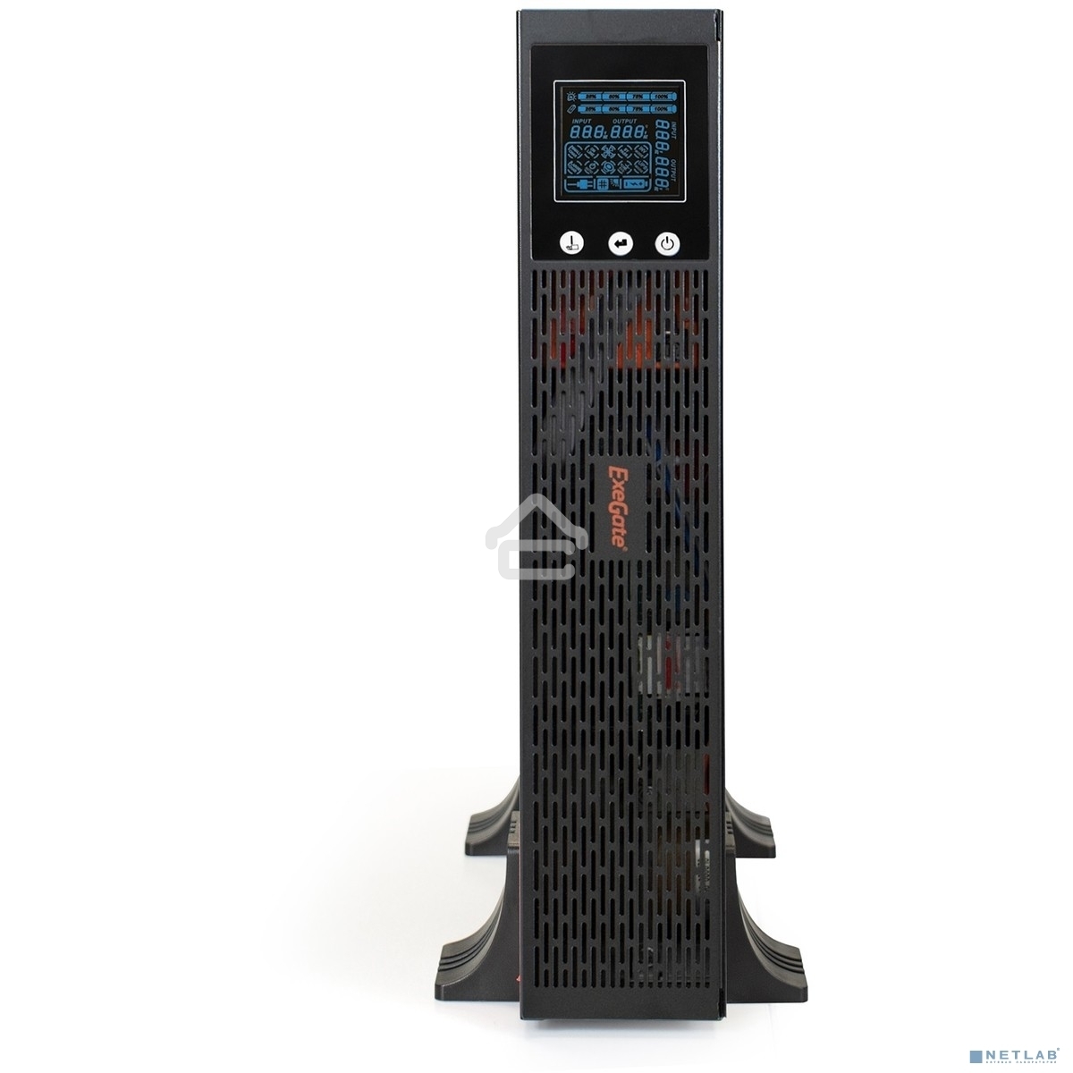 Источник бесперебойного питания Pure Sine Wave ExeGate SinePower UHB-2000.LCD.AVR.C13.RJ.USB.2U <2000VA/1600W,8*C13,RM/Tower>
