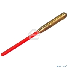 Протяжка кабельная Rexant (мини УЗК в бухте), стеклопруток, d=3,5 мм 70 м, красная