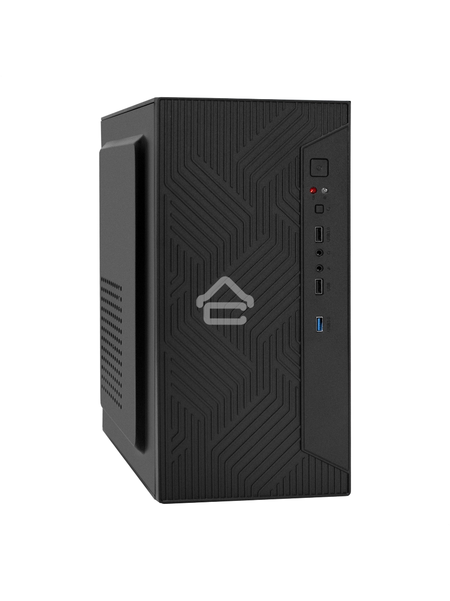 Компьютерный корпус Minitower ExeGate BAA-303U-AAA350 (mATX, БП AAA350 с вент. 8см, 2*USB+1*USB3.0, HD Audio, черный)