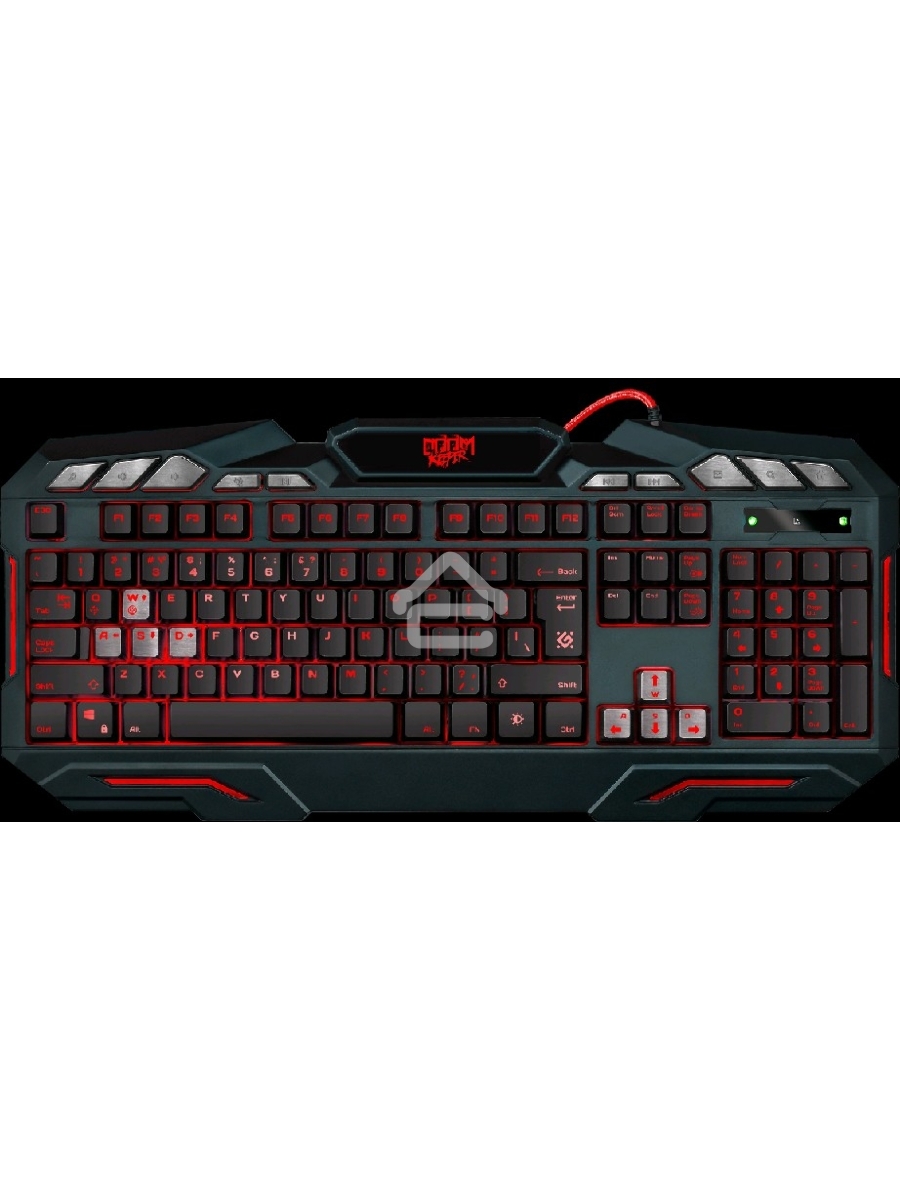Клавиатура Defender Doom Keeper GK-100DL RUпроводная, USB, чёрный