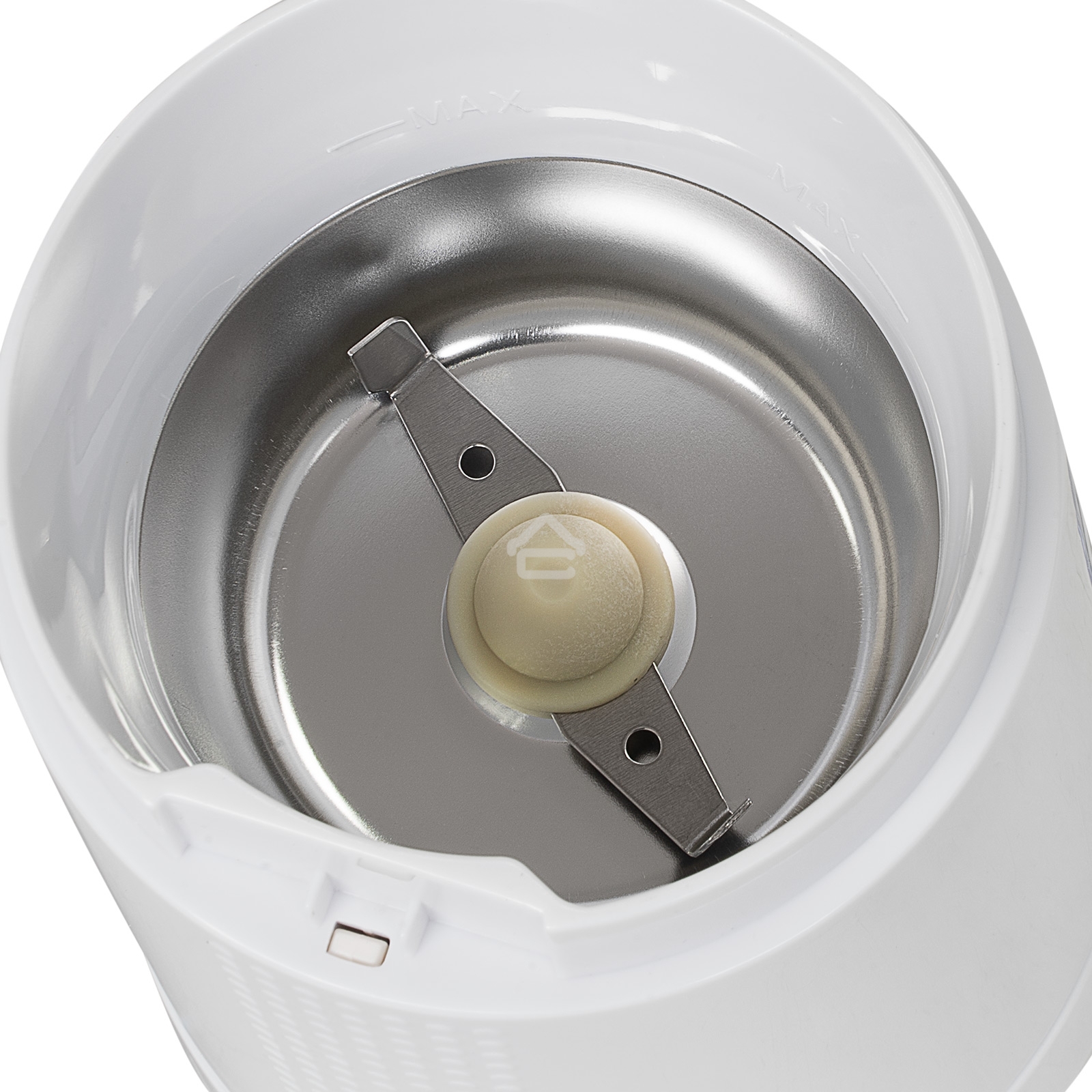 Кофемолка электрическая Galaxy Line GL 0909, белый, роторная, 200 Вт, вместимость контейнера 45 г