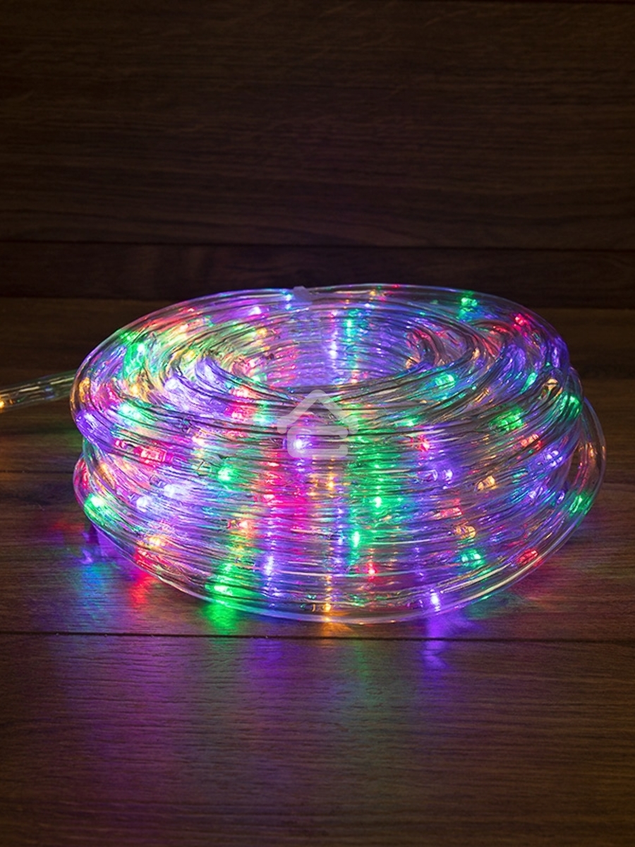 Дюралайт LED, фиксинг (2W), 24 LED/м, мультиколор (RYGB), 25 м