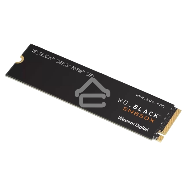 Накопитель SSD WD 2Tb Black SN850X, M.2(22x80мм), NVMe, PCIe 4.0 x4, 3D TLC, R/W 7300/6600Mb/s, IOPs 1 200 000/1 100 000, TbW 1200, DWPD 0.3 (12 мес.)