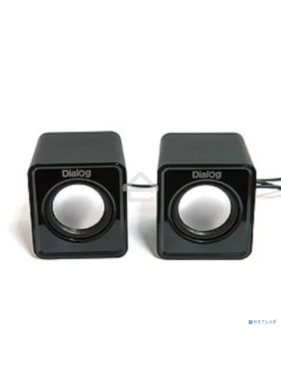 Колонки Dialog Colibri AC-02UP BLACK {акустические колонки 2.0, 5W RMS, питание от USB}