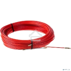 Протяжка кабельная Rexant (мини УЗК в бухте), стеклопруток, d=3,5 мм 100 м красная SDS
