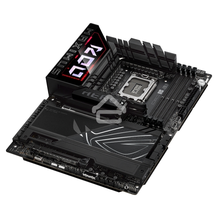 Материнская плата ASUS ROG MAXIMUS Z890 HERO, LGA 1851, Intel Z890, 4xDDR5, 4xSATA, 6xM.2, 1xPCIe 5.0 x16, 1xPCIe 4.0 x4, 1xPCIe x1, 1xHDMI, 2xUSB-C (видеовыход), 4xUSB-A 3.2 Gen 1, 4xUSB-A 3.2 Gen 2, 1xUSB-C 3.2 Gen 2, 2xUSB-C Thunderbolt 4, 2x 5Gb LAN, 