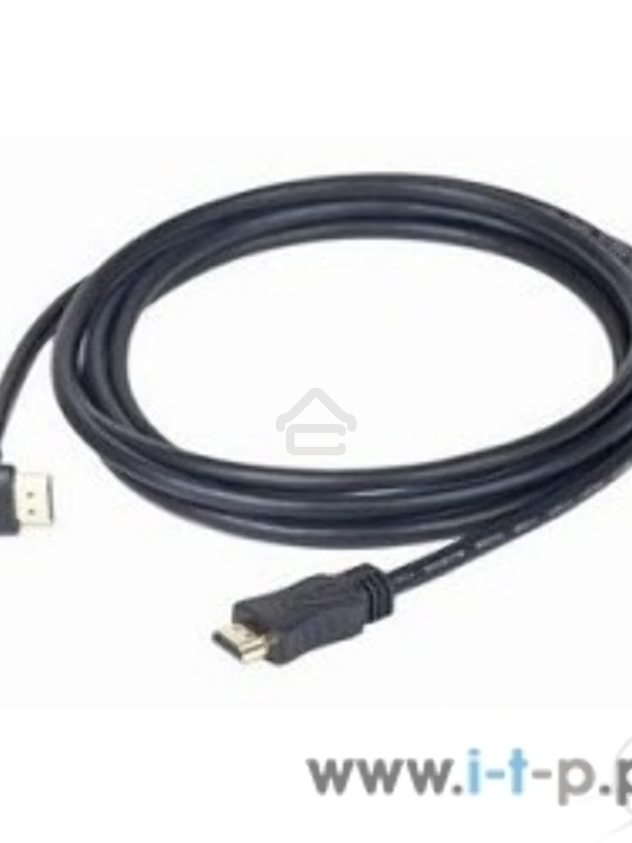 Кабель Cablexpert HDMI CC-HDMI490-15, 19M/19M, v2.0, медь, позол.разъемы, экран, угловой, 4.5м, черный, пакет