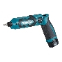 Отвертка MAKITA TD022DSE  ак уд 7.2В 2х1Ач Li-Ion 2450об/м 25Нм 1/4'' 0.56кг сумка подсветка
