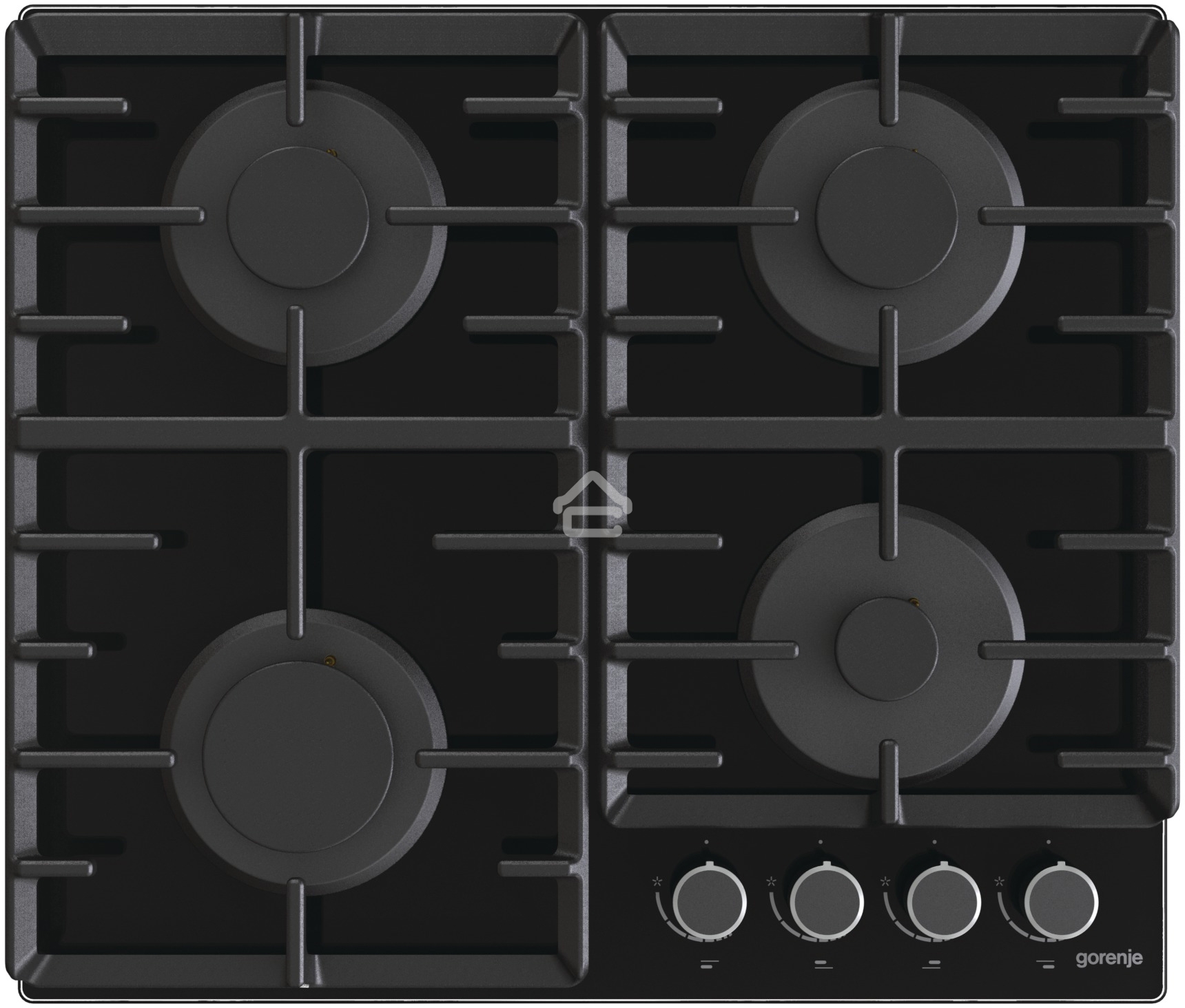 Встраиваемая варочная панель Gorenje Газовая варочная панель на закаленном стекле, Габаритные размеры (шхвхг): 60 × 13.6 × 52 см  Газ-контроль