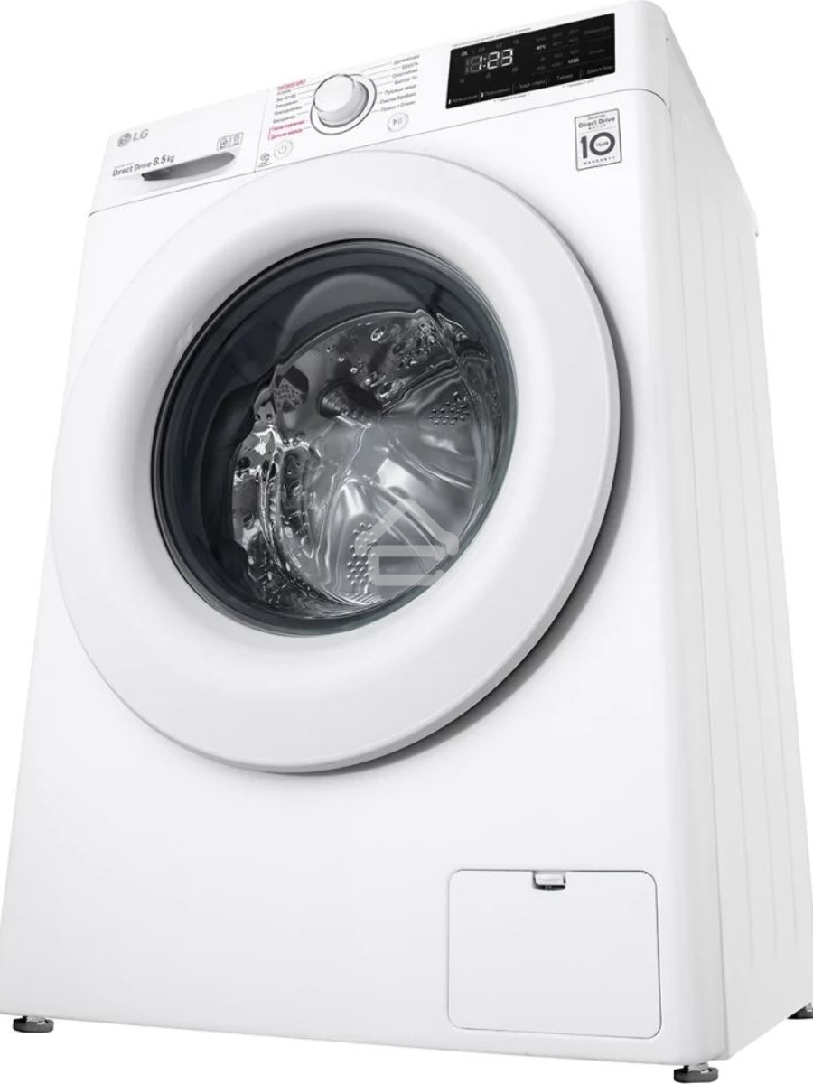 Стиральная машина LG F2V3GS3W белый, загрузка фронтальная 8,5 кг, 1200 об/мин., класс: А