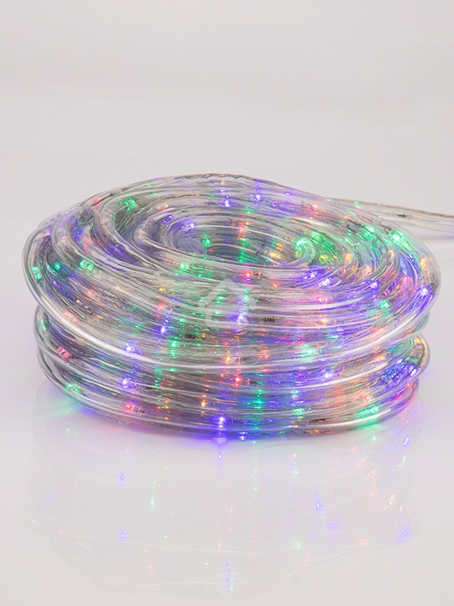 Дюралайт LED, фиксинг (2W), 24 LED/м, мультиколор (RYGB), 25 м