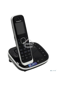 Телефон беспроводной (DECT) Panasonic KX-TGJ320RUB ной, АОН, черный, автоответчик