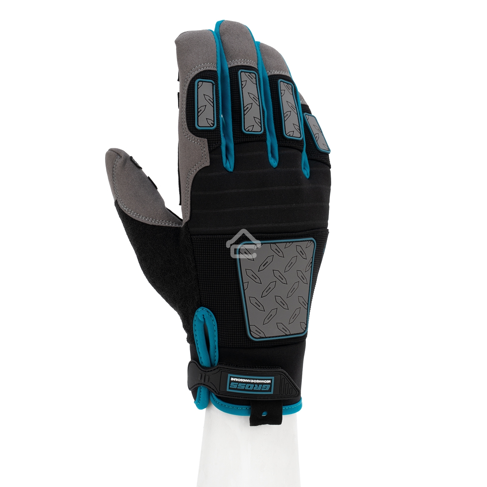 Перчатки универсальные Gross усиленные, с защитными накладками, DELUXE, размер M (8)