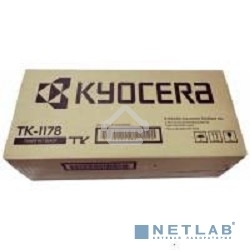 Картридж лазерный Kyocera TK-1178 (1T02S50AX0) черный для M2040dn (Азия) (7200 стр.)