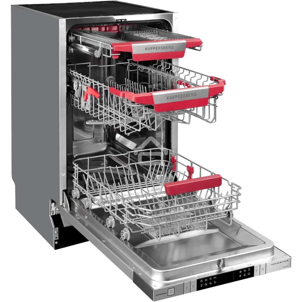Встраиваемая посудомоечная машина GIM 4578 Узкая, 82х45х55 см, 10 комплектов, 8 программ