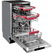 Встраиваемая посудомоечная машина GIM 4578 Узкая, 82х45х55 см, 10 комплектов, 8 программ