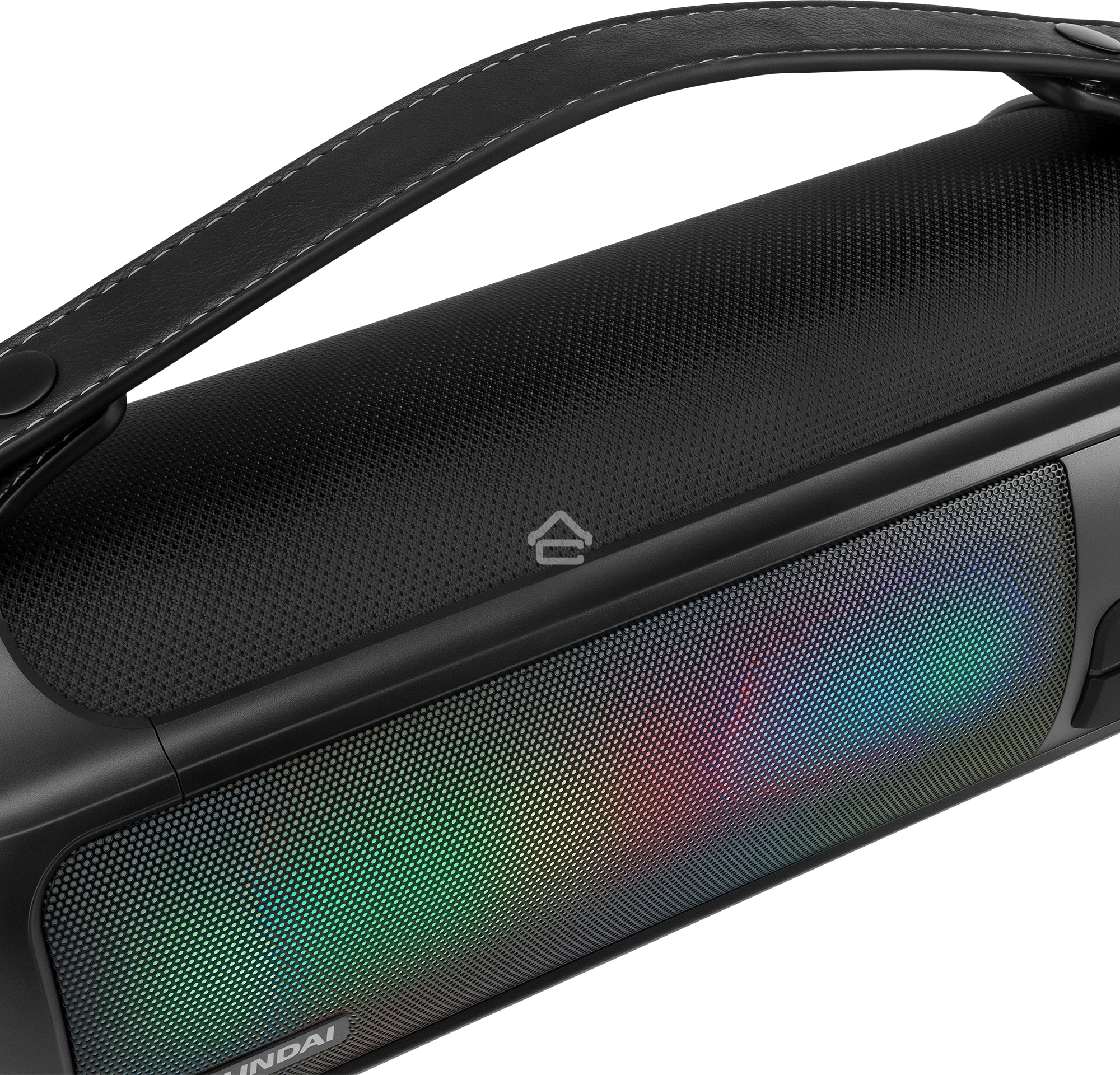 Портативная колонка Hyundai H-PS1025 черный 40W 2.0 BT 10м 3000mAh