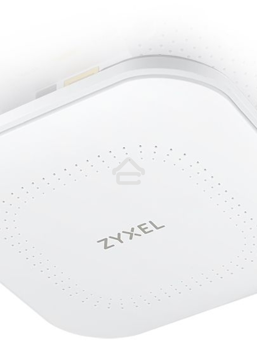 Гибридная точка доступа Zyxel NebulaFlex NWA50AX, WiFi 6, 802.11a/b/g/n/ac/ax (2,4 и 5 ГГц), MU-MIMO, антенны 2x2, до 575+1200 Мбит/с, 1xLAN GE, PoE, без поддержки Captive portal и WPA-Enterprise, защ