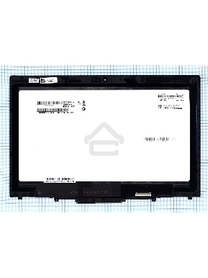 Модуль (матрица + тачскрин) для Lenovo X1 Yoga 2nd QHD черный c рамкой