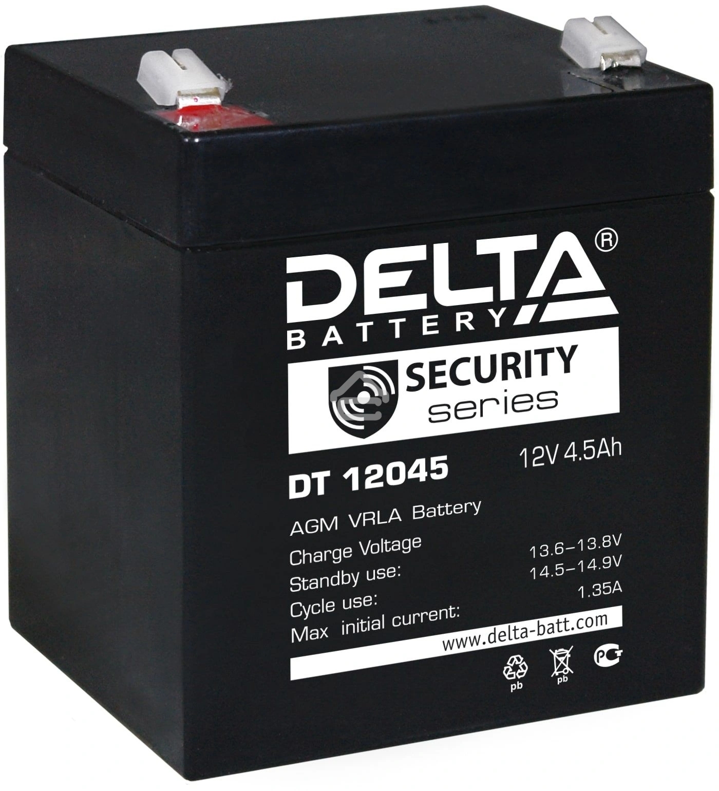 Батарея Delta DT 12045 (12V, 4.5Ah)