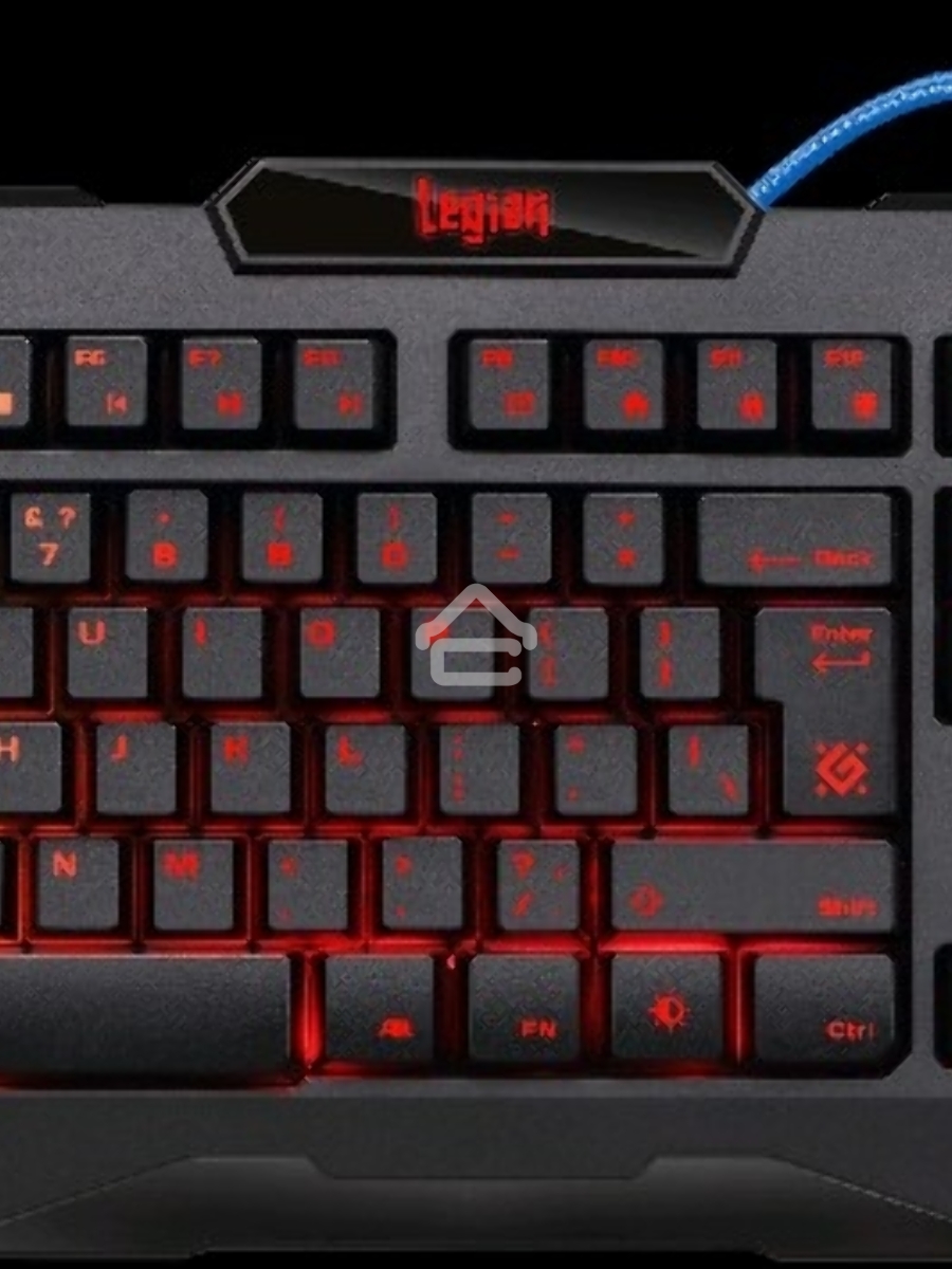 Клавиатура Defender Legion GK-010DL RUпроводная, USB, чёрный