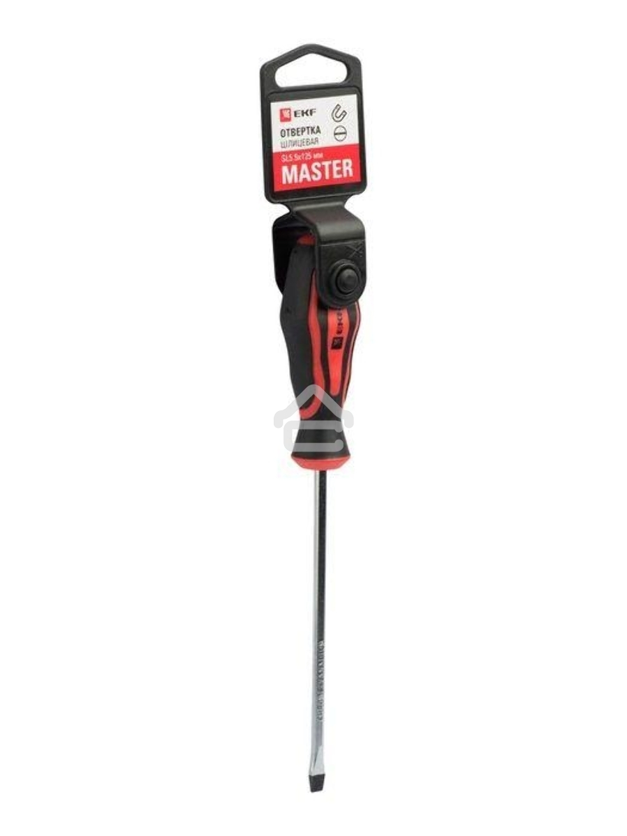 Отвертка SL5.5х125мм Master Basic EKF sl-5.5-125-mas