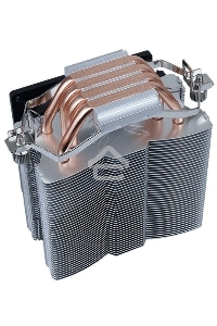 Кулер для процессора AeroCool / Formula Verkho 4 Lite серебристый, 90 мм, алюминий/медь, 2000 об/мин, 27 дБ, 4 pin, 125 Вт, 135 мм