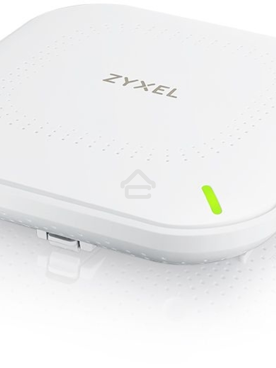 Гибридная точка доступа Zyxel NebulaFlex NWA50AX, WiFi 6, 802.11a/b/g/n/ac/ax (2,4 и 5 ГГц), MU-MIMO, антенны 2x2, до 575+1200 Мбит/с, 1xLAN GE, PoE, без поддержки Captive portal и WPA-Enterprise, защ