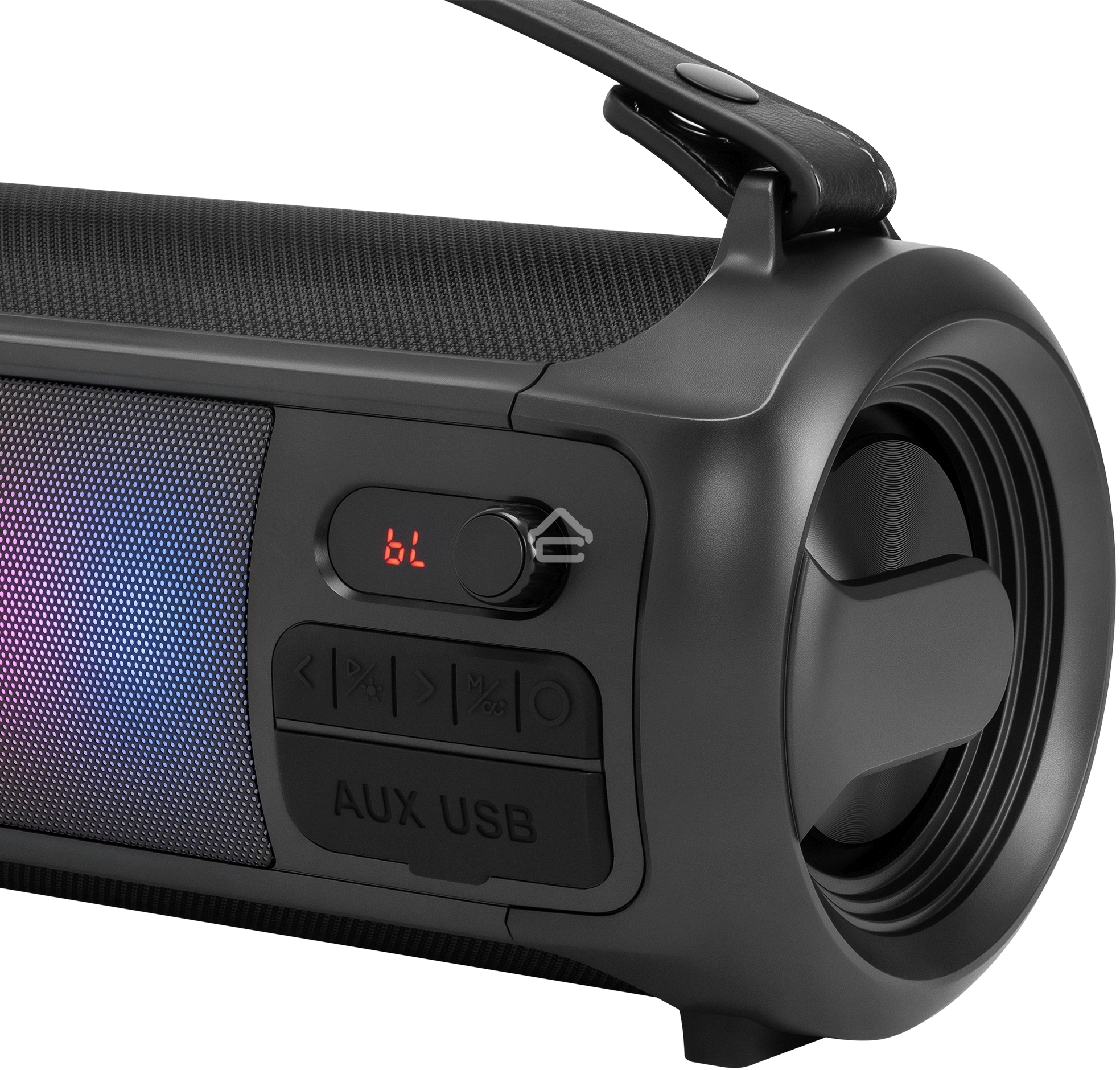 Портативная колонка Hyundai H-PS1025 черный 40W 2.0 BT 10м 3000mAh