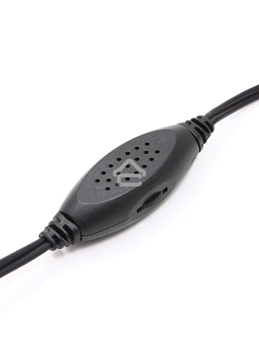 Колонки Gembird SPK-203, черный МДФ,2х3 Вт, регулятор громкости, USB