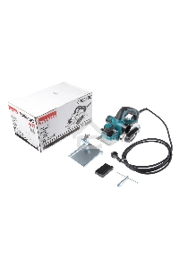 Рубанок Makita KP0810C Рубанок,{1050Вт,12000об\м,ширина-82мм,глуб-4мм,3.2кг,кор,парал упор}