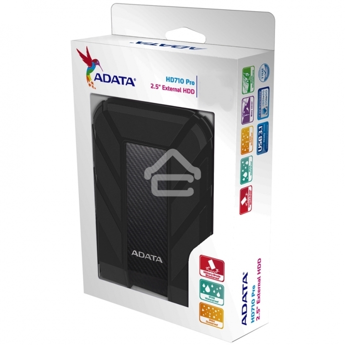 Внешний жесткий диск ADATA USB 3.0 1Tb AHD710P-1TU31-CBK HD710P DashDrive Durable 2.5