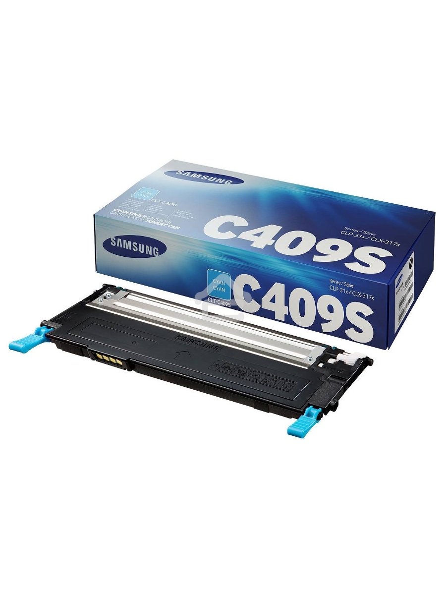 Картридж лазерный Samsung CLT-C409S/ SU007A голубой для Samsung CLP-310/315/CLX-3170FN (1000стр.)
