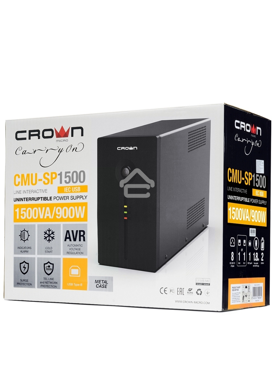 Источник бесперебойного питания CMU-SP1500IEC USB