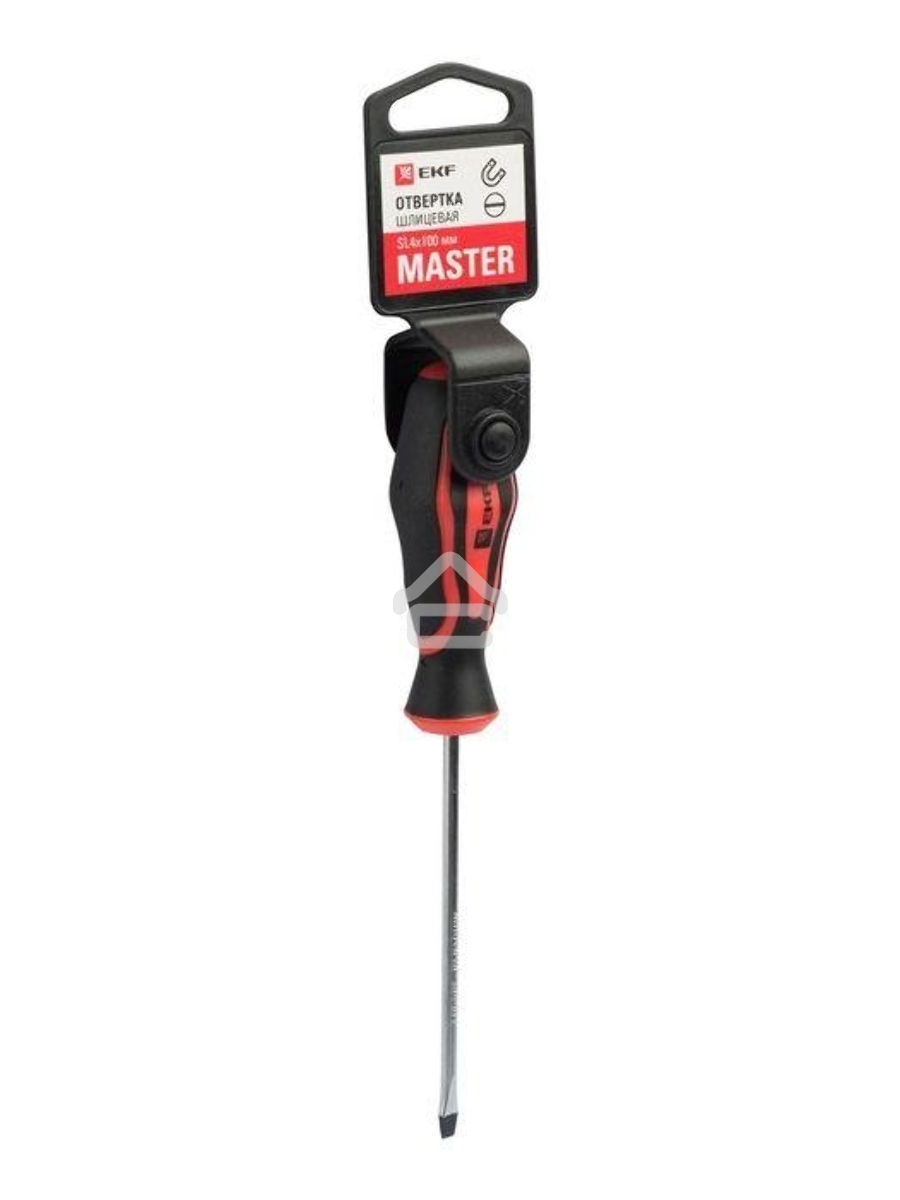 Отвертка SL4х100мм Master Basic EKF sl-4-100-mas