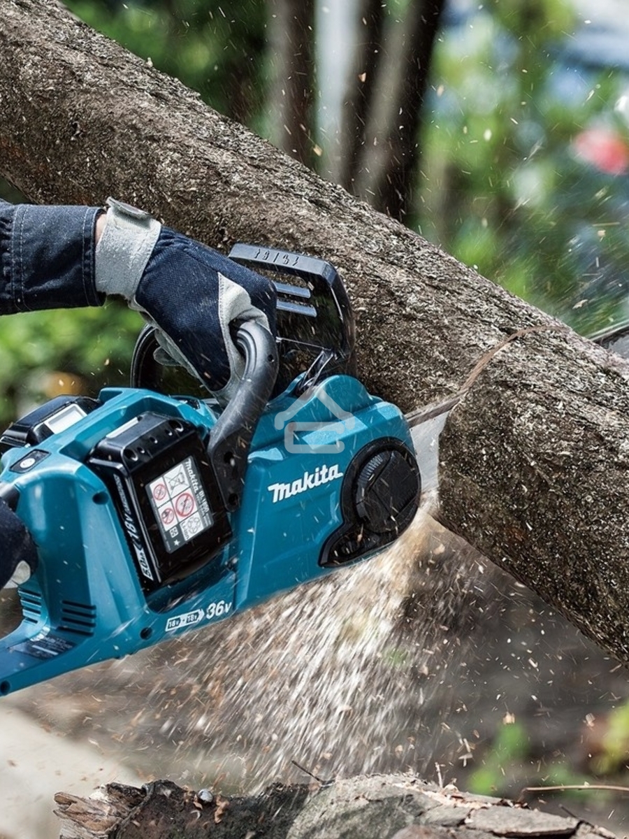 Пила цепная MAKITA DUC353Z 36В 2х18В LI-ION шина-35см шаг-3/8