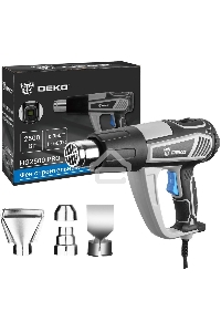 Технический фен Deko HG2500 PRO 2500Вт темп.350/600С