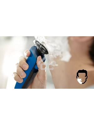 Бритва роторная Philips S5466/17 питан.:элек.сеть/аккум. синий