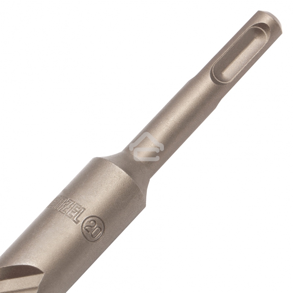 Бур по бетону Denzel двойная спираль, Cobalt W-tip, 20x600 мм, SDS PLUS